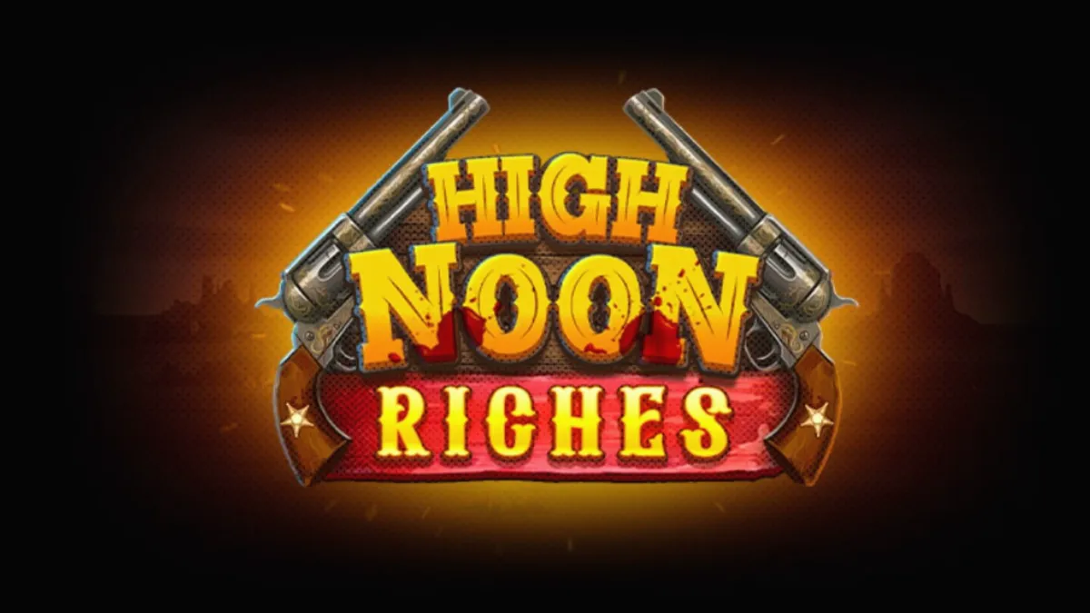 High Noon Riches slot machine interface na may Western theme