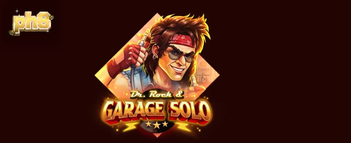Dr. Rock & Garage Solo slot game interface on a mobile device
